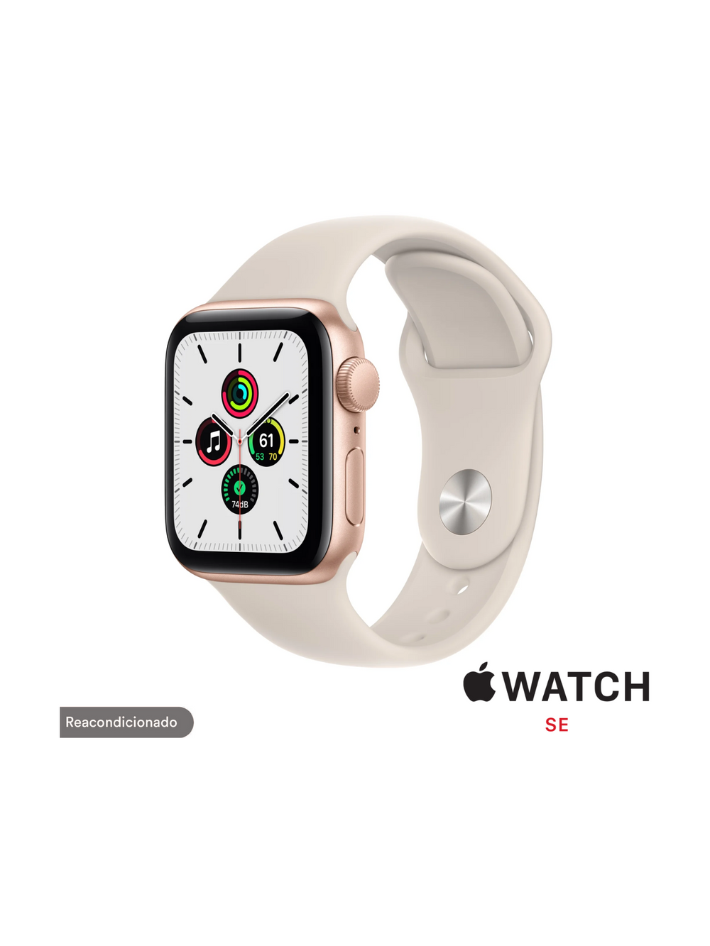Reloj inteligente Apple Watch SE 40mm Seminuevo - Dorado Excelente