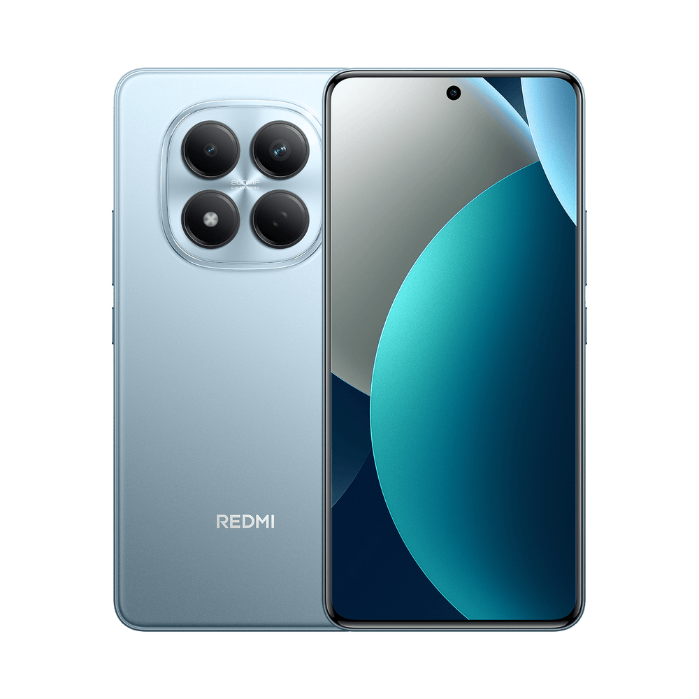 Xiaomi Redmi Note 15 Pro 4G en color Azul, frente y reverso