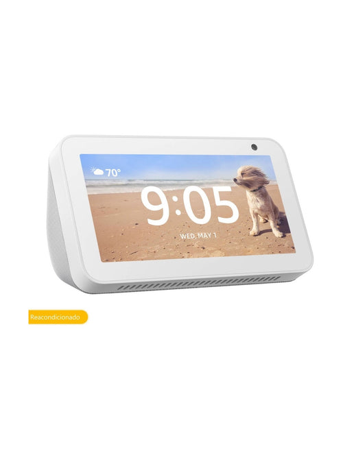 Amazon Echo Show 5.5 Pulgadas 1ra Generacion Blanco Arena - Bocina Inteligente con Pantalla Reacondicionado