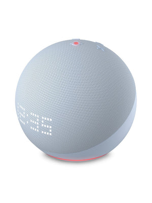 Bocina Inteligente Amazon Alexa Echo Dot 5ta Generacion Con Reloj - Azul