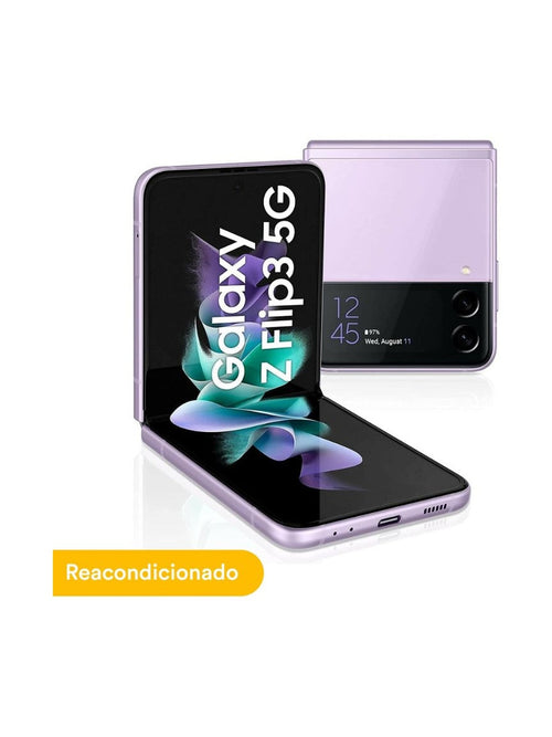 Celular Reacondicionado Samsung Galaxy Z Flip 3 5G 128GB/8GB RAM Lavanda