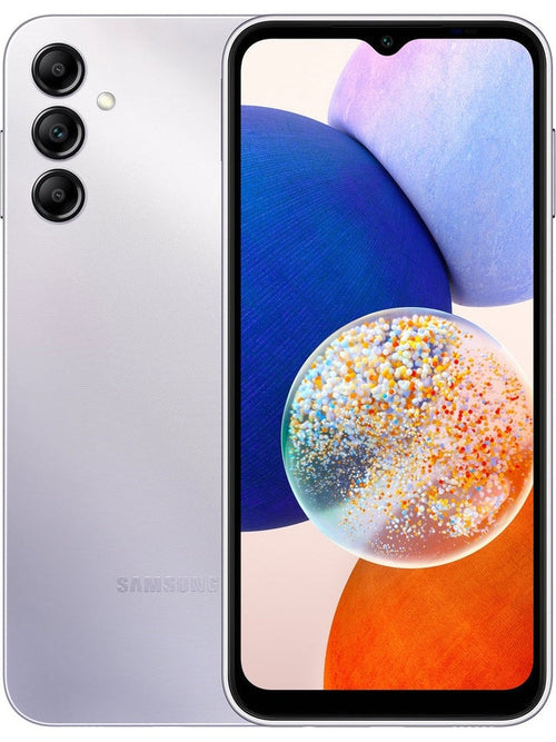 Celular Samsung Galaxy A14 128GB / 6GB RAM - Plata Version Extra RAM