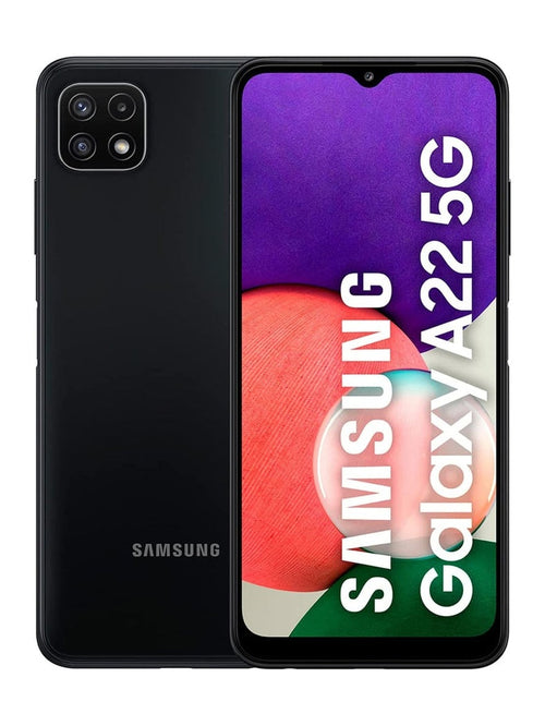 Celular Samsung Galaxy A22 5G 128GB/4GB RAM, 48MPX 5000 mAh Reacondicionado - Color Negro