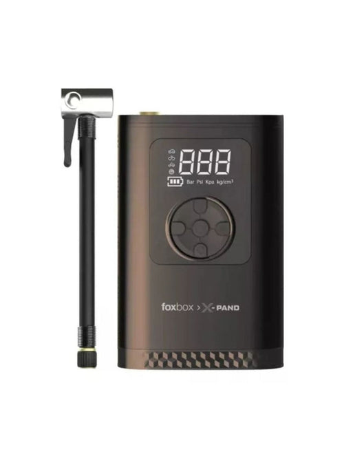 Compresor de Aire Portatil Foxbox X-pand Bici/auto/moto 150psi + PowerBank
