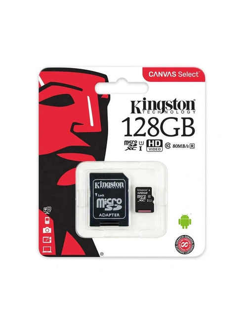 Memoria MicroSD 128 GB - Compatible con Celular/Tablet/Consola