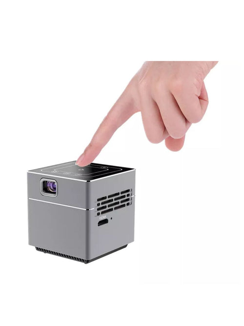 Proyector Portatil CUBE MINI con Smart TV, Netflix, Youtube, Apps Android HDMI - Bateria 2 horas