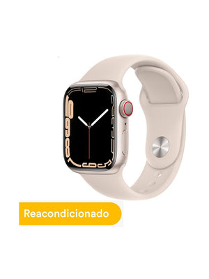 Reloj Apple Watch Serie 7 41mm Starlight Aluminium Blanco Estelar - GPS REACONDICIONADO