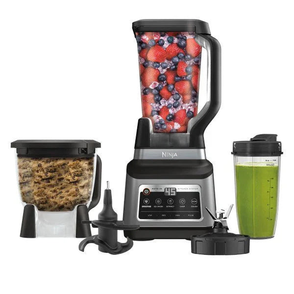 Licuadora Ninja Grand Kitchen System 2.1 LTS, 1200 Watts, 4 Programas Auto-IQ con 3 Vasos
