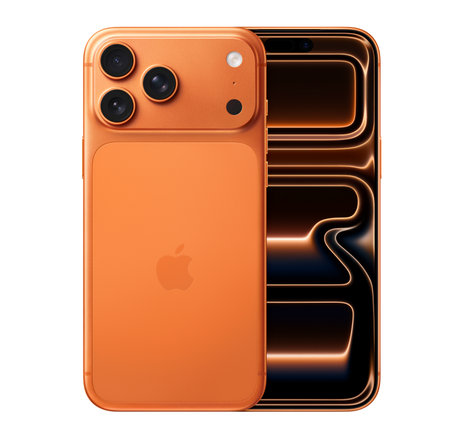 Apple iPhone 17 Pro Max en naranja cósmico
